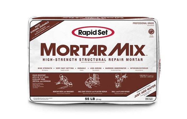 Img of Rapid Set Mortar Mix per Bag of 55 Pounds
